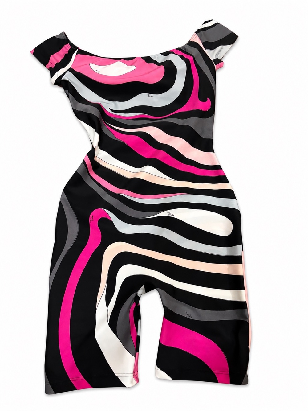 Pucci Pink and Black Romper - Picture 1 of 4